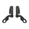 Matte Black 32mm Short Angled Highway Bar Engine Guard Pegs for