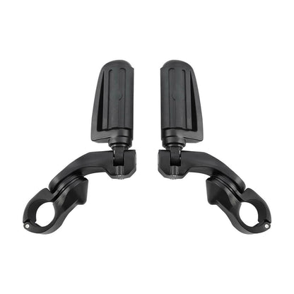 Matte Black 32mm Short Angled Highway Bar Engine Guard Pegs for