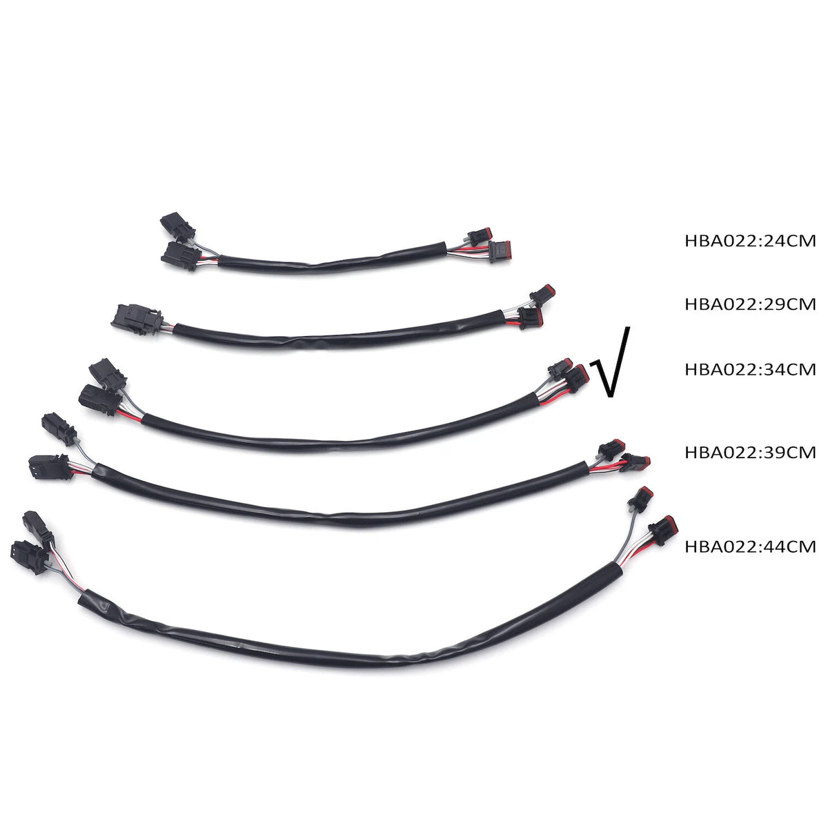 12" CAN-Bus Handlebar Switch Wire Extension for Harley Dyna (2006–2023)