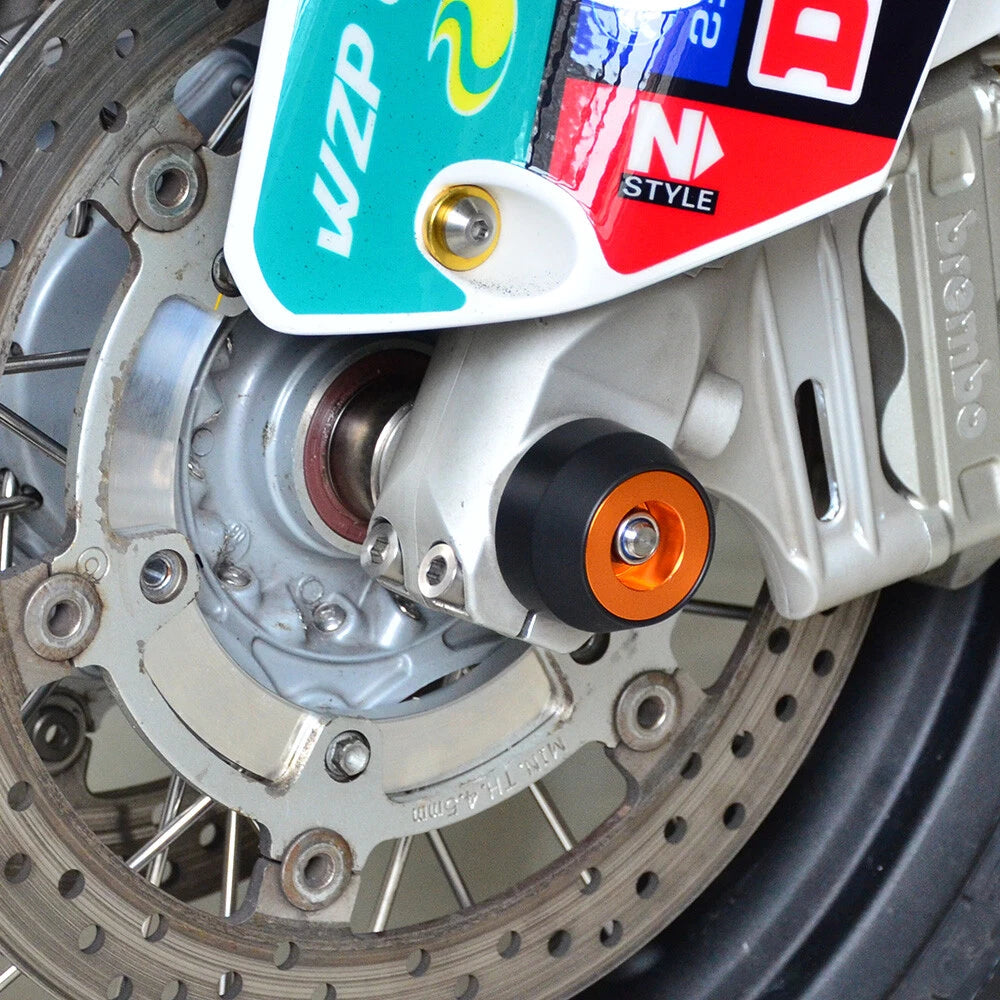 Front Fork Spindle Sliders for KTM 790 Adventure/R (2019–2021)
