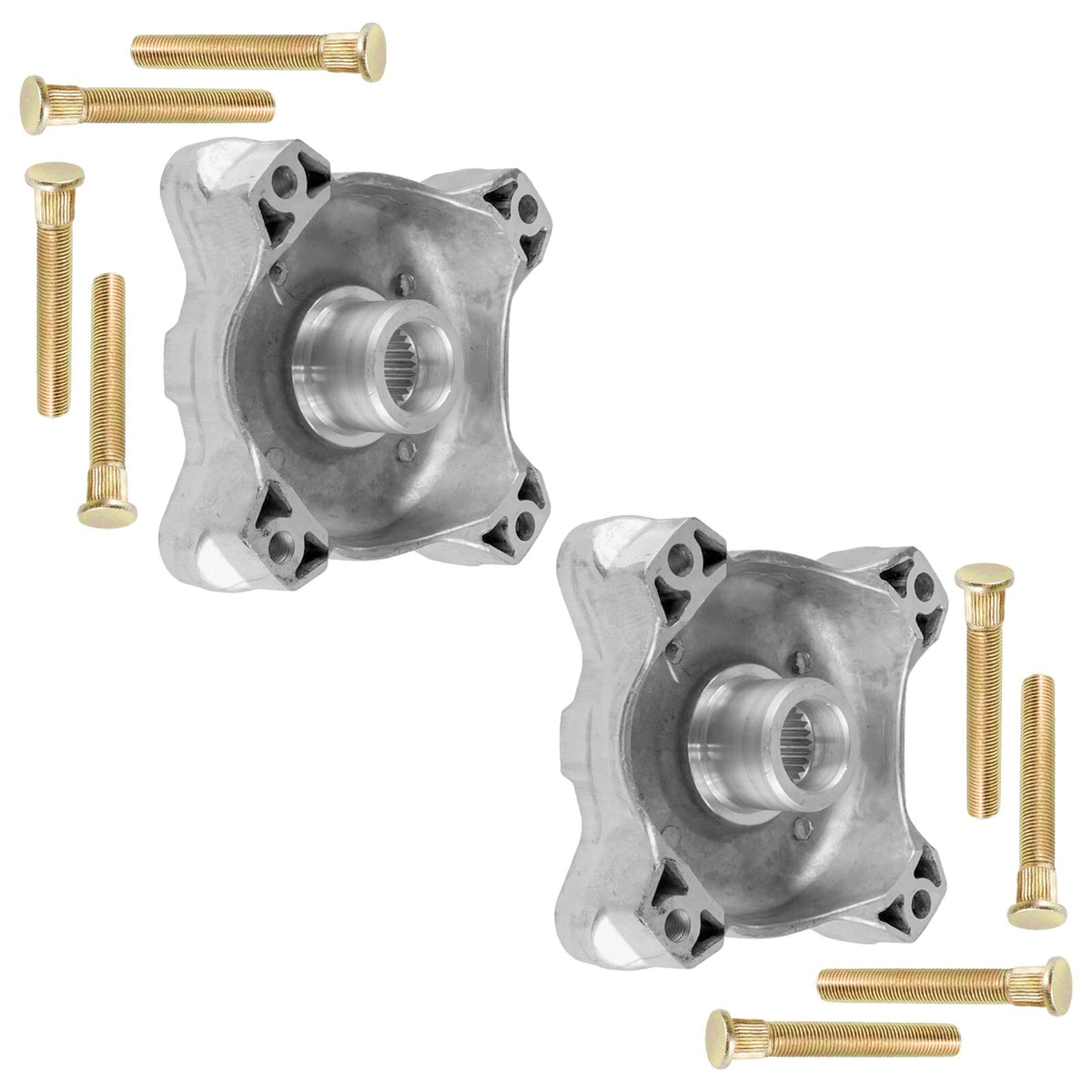 Front Wheel Hubs and Studs for Polaris RZR 800 EFI (2010–2014)