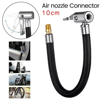 Inflator Extension Tube for Bike Motor (Rubber & Metal)