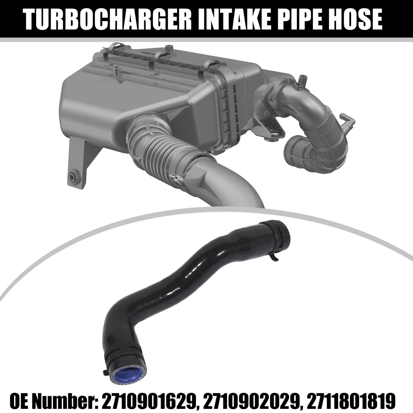 Turbocharger Intake Pipe Hose Replacement for Mercedes-Benz C200 (2010–2013)