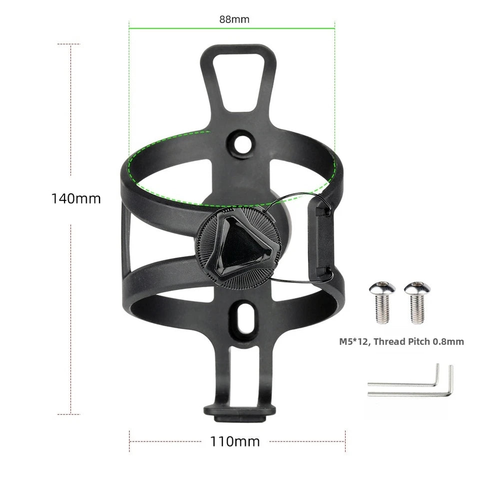Nylon Mount Bike Bottle Cage for Universal Fit (2010–2023)