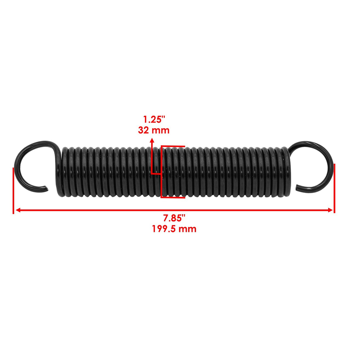Deck Idler Arm Extension Spring Replacement for Toro Z589 Z580 Z593 (2010–2010)