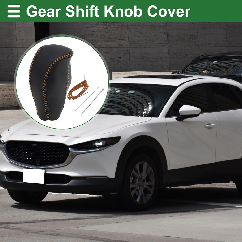 Gear Shift Knob Cover Replacement for Mazda CX-30 (2020–2022) Faux Leather