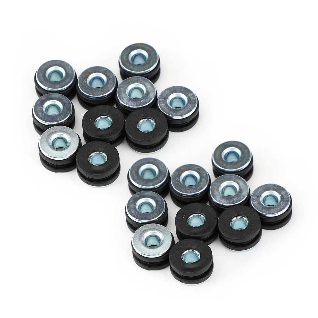 20 Pack Rubber Grommets for Honda Motorcycle Fairing (Universal)