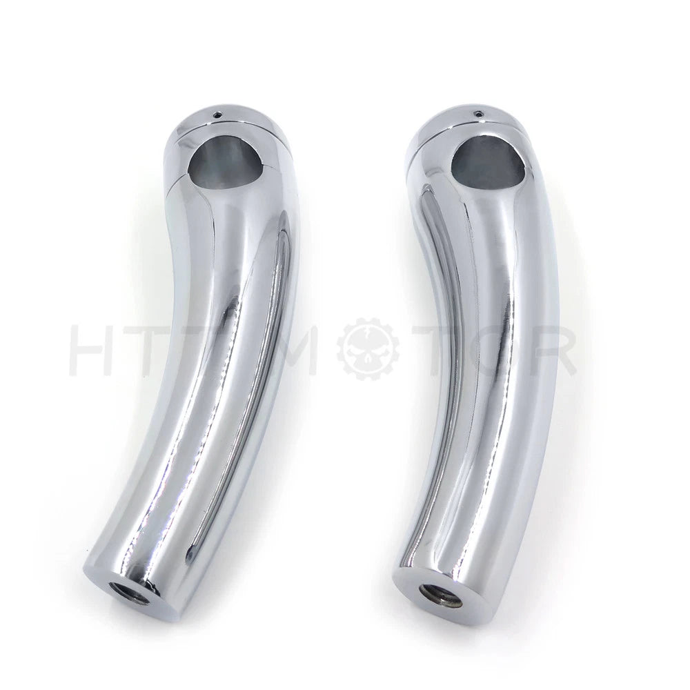 1" Chrome Handlebar Risers for Harley Dyna (Custom)