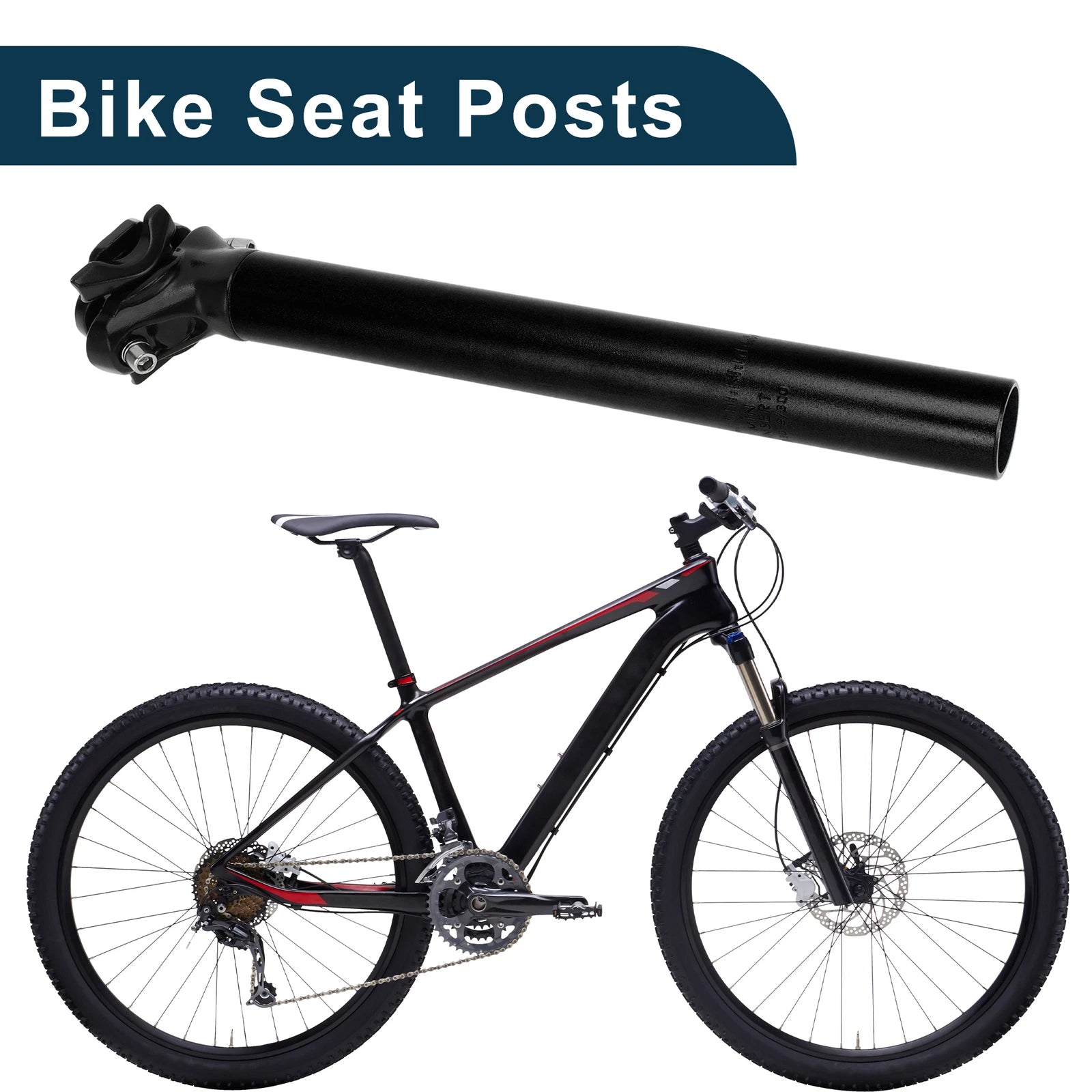 30.9mm Adjustable Bike Seat Post for (30.9x300mm)