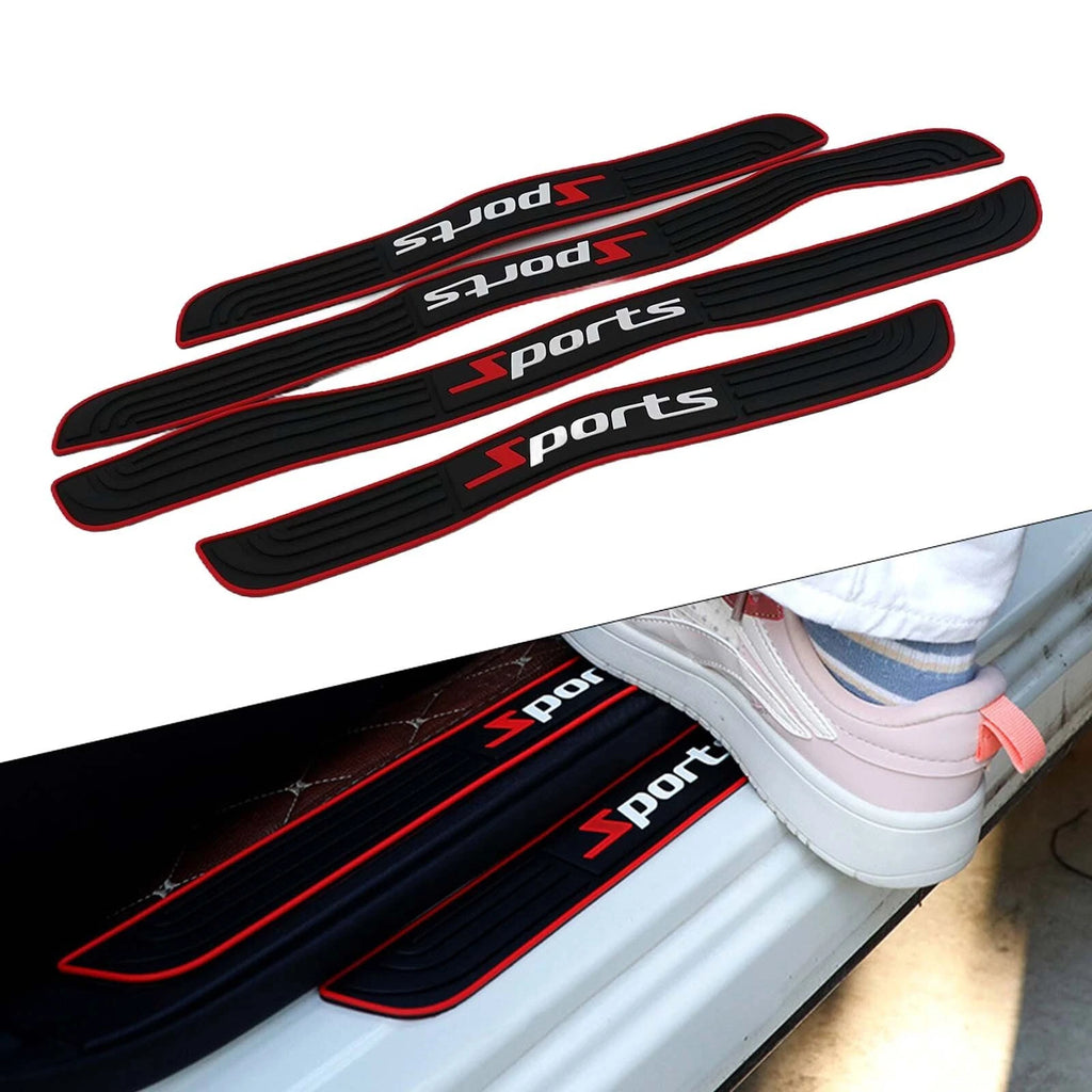 Rubber Door Sill Scuff Plate Covers for