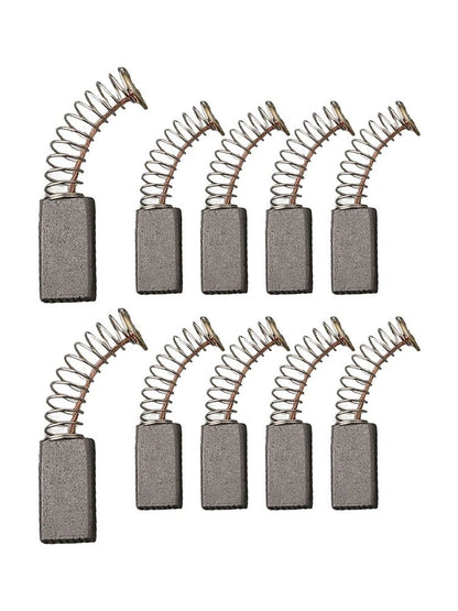 10pcs Carbon Brushes for Electric Motors - Black with Gold