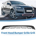 Front Lower Hood Bumper Grille for Audi Q7 (2010–2015) Black ABS Plastic