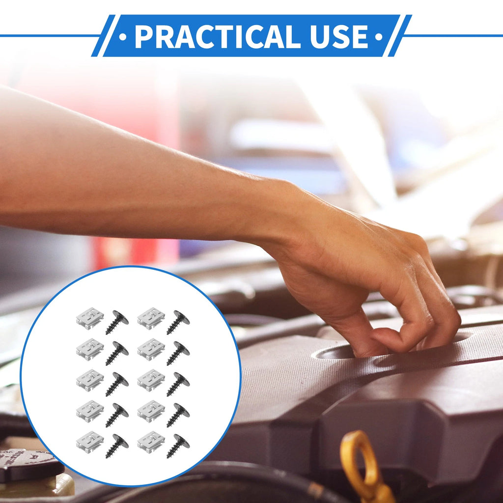 Fender Liner Splash Shield Bumper Screw Kit Set for VW Alltrack (2017–2019)
