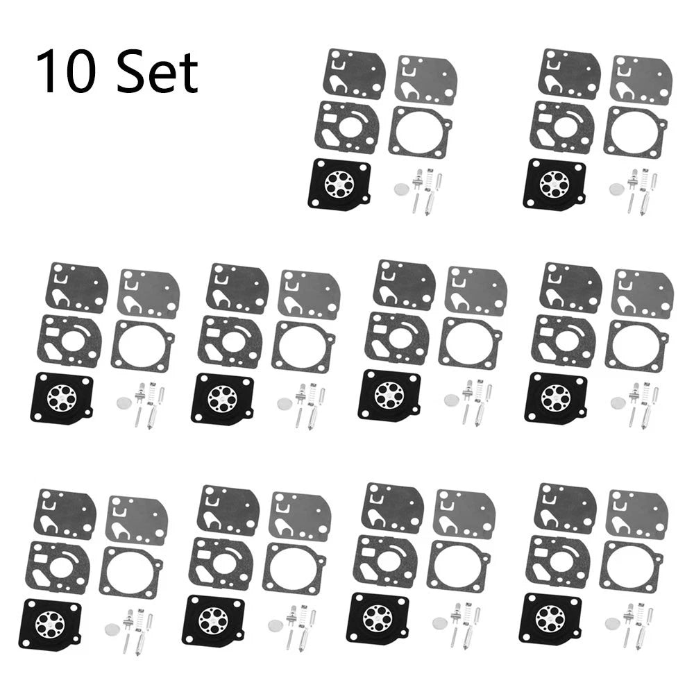 Set of 10 Carburetor Repair Kits for ZAMA RB-21 ECHO HC-1000 G-T1100 SRM 1500 2300