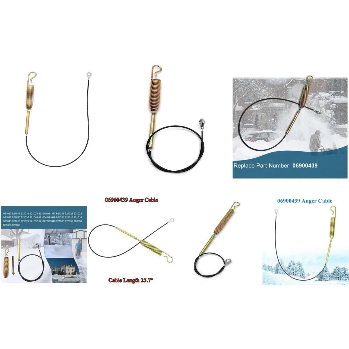 Replacement Traction Cable for Ariens Snow Blower (921023, 921017)