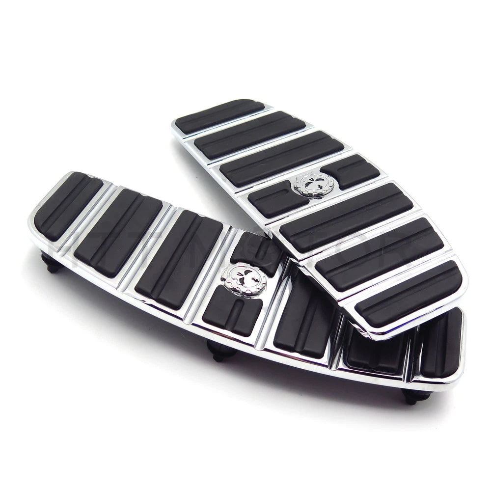 Skull Rider Footboard Insert Kit for Harley Touring/Softail (1987–2015)