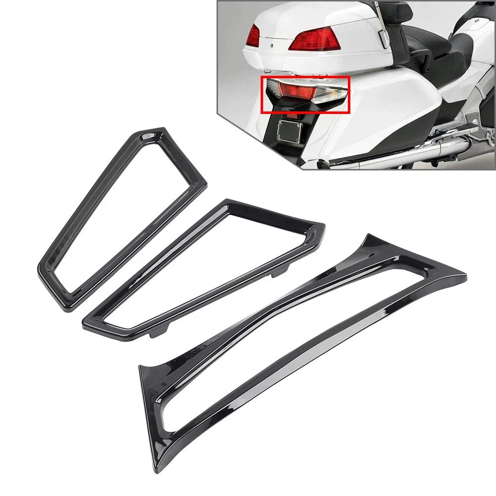 Gloss Black Tail Light Trim for Honda GL1800 Goldwing (2012–2017)