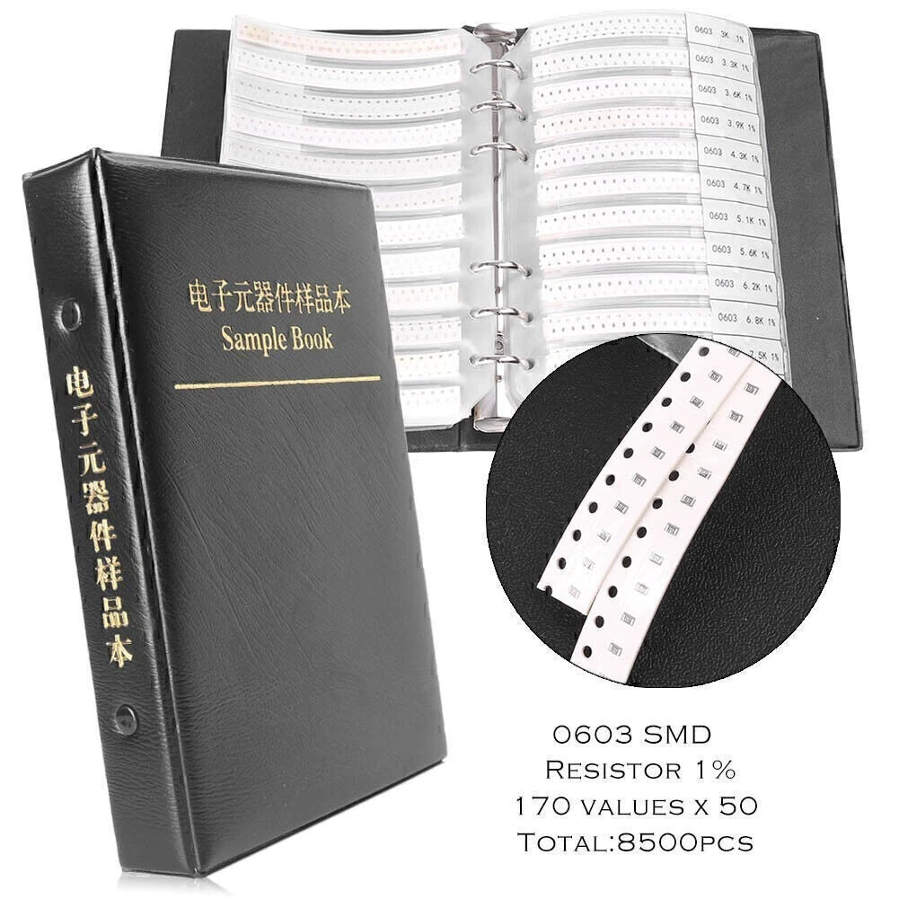SMD Chip Resistors Assortment Kit 0603 1% (8500 pcs)