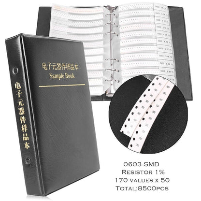 SMD Chip Resistors Assortment Kit 0603 1% (8500 pcs)