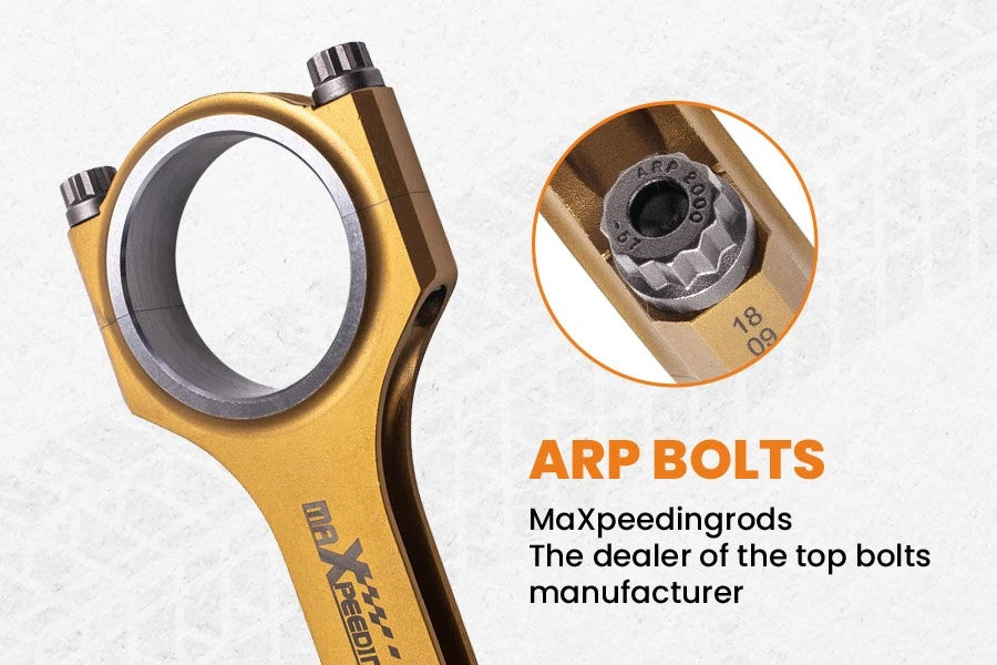 Titanizing H-Beam Connecting Rods ARP2000 for Audi RS2 (1994–1995)