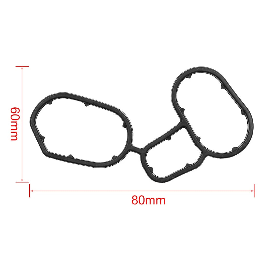 Engine Oil Filter Seal Cooler Housing Gasket for BMW E90 E46 (2005–2013)