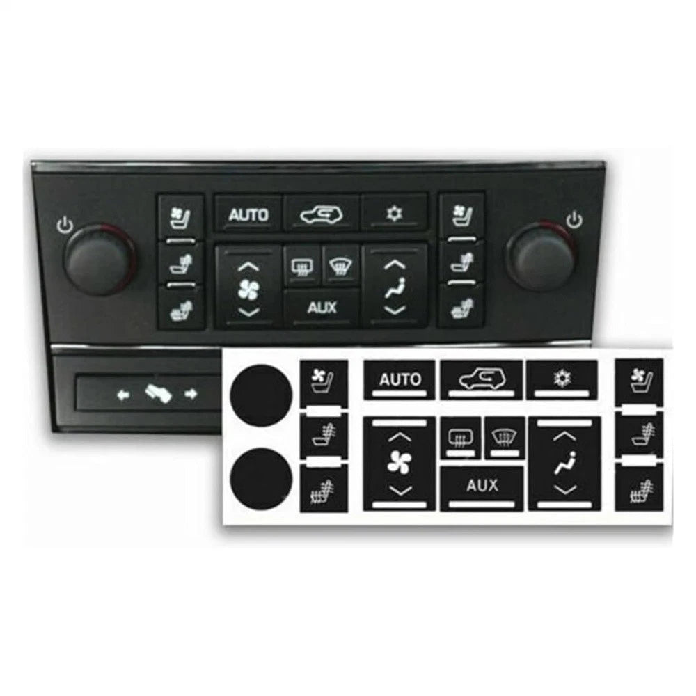 Control Climate Button Repair Decal for Cadillac Escalade EXT ESV (2007–2014)