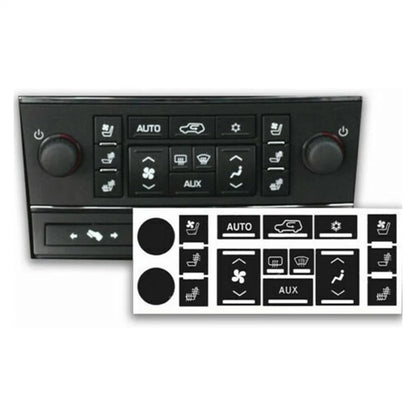 Control Climate Button Repair Decal for Cadillac Escalade EXT ESV (2007–2014)
