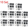 Set of 10 Carburetor Diaphragm Gasket Rebuild Kit for Zama RB-29