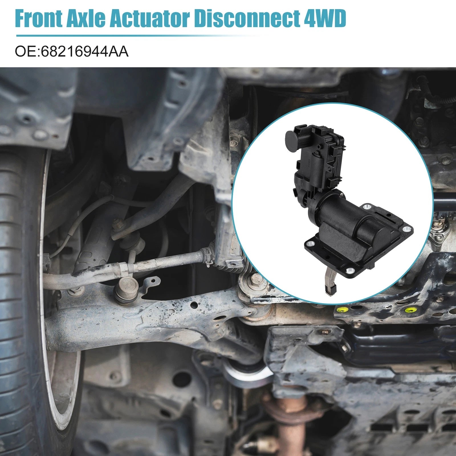 Front Axle Actuator Fork Disconnect for Dodge Ram 2500 (2010–2025)