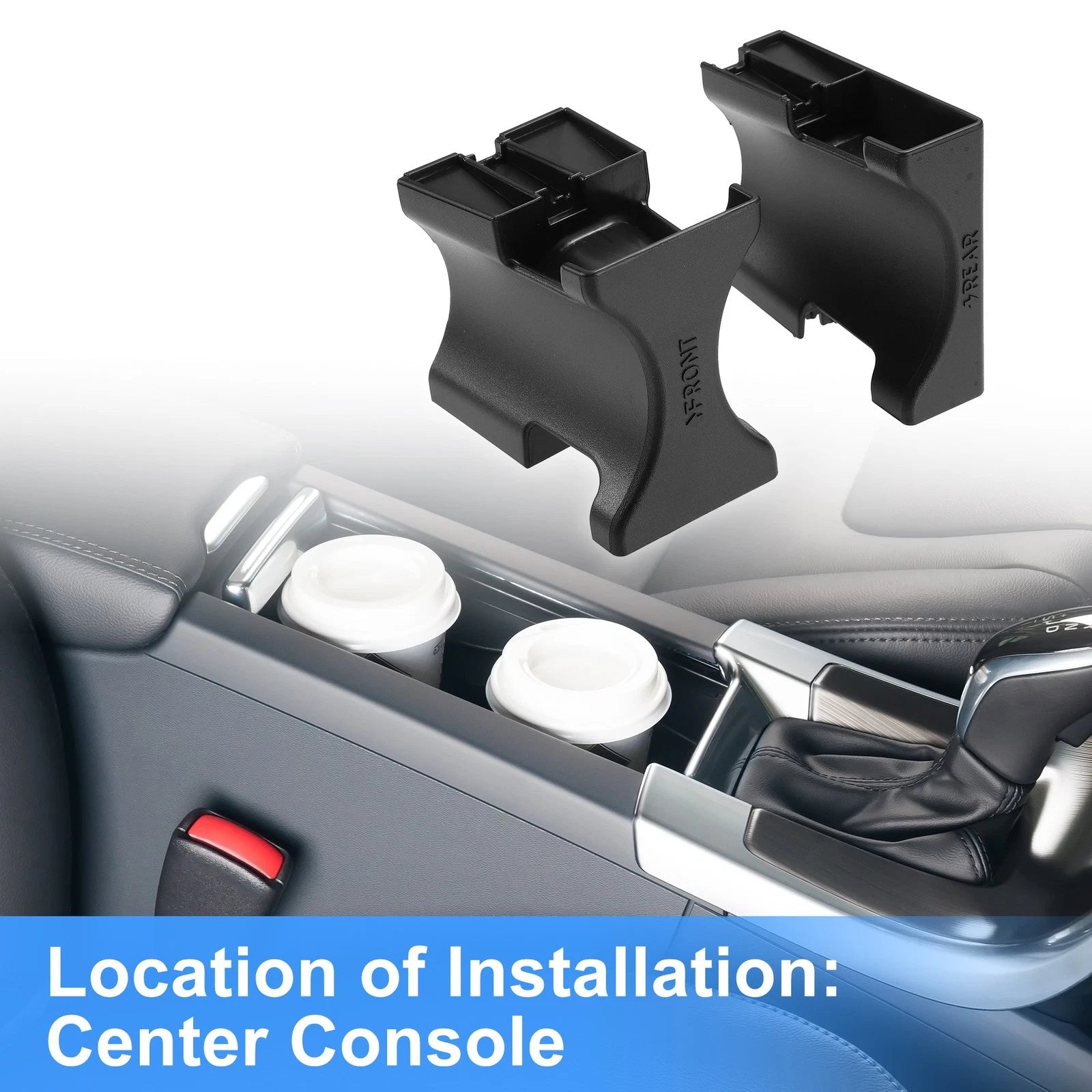 Center Console Drink Cup Holder Insert Divider for Honda CRV (2015–2016)