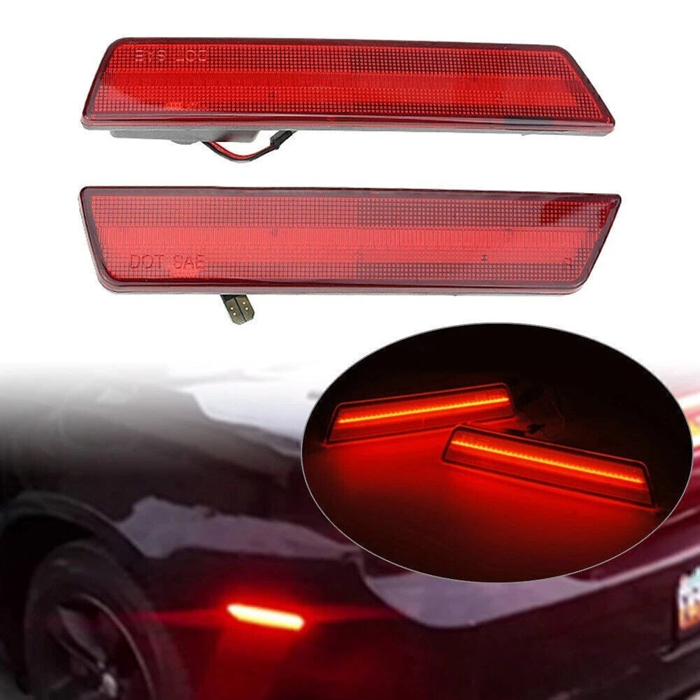 2X LED Rear Side Marker Lights for Dodge Challenger/Charger (2008–2014)