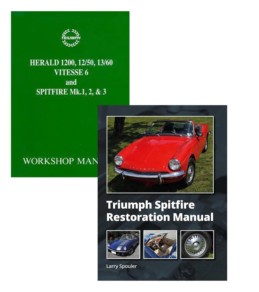 Set of 2 Workshop Manuals for Triumph Spitfire Mk. 1-3 (1962–1974)