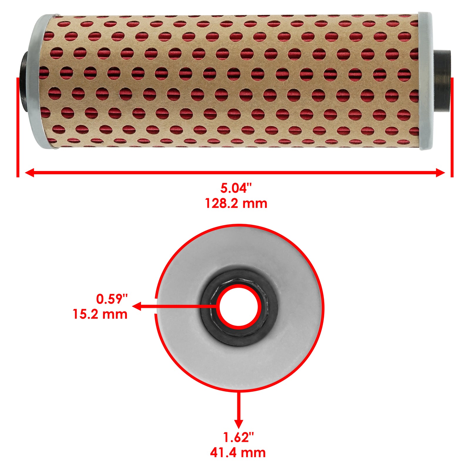 3 Pack Oil Filter Replacement for BMW R100S R100CS 1973–1990