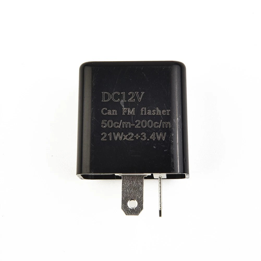 Part Flasher Relay Speed Turn Signal Waterproof 12V Accessory Adjustable