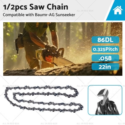 22" Chainsaw Chain 0.325 058 86DL for Baumr-AG Sunseeker (N/A)