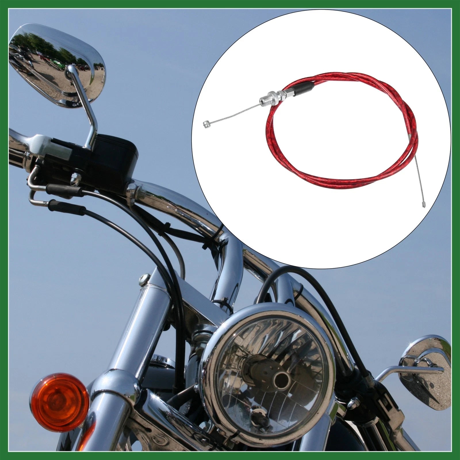 Throttle Cable Wire Replacement for 50-250cc ATV Quad Bike (47.2in) (2010–2020)