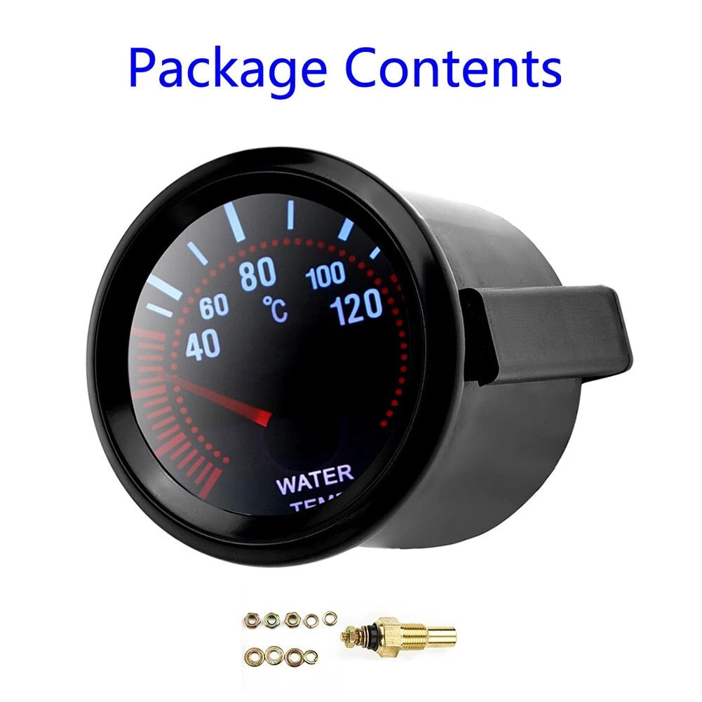 Water Temperature Gauge Sensor for - LED, Metal, ABS