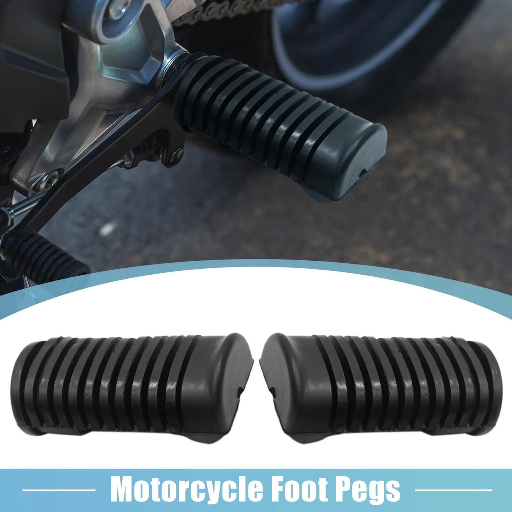 Pair Motorcycle Footpeg Rubber 16mm 19mm Replacement for Universal (—)