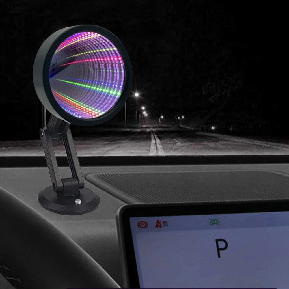 LED Infinity Mirror Light for Living Room and Workspaces