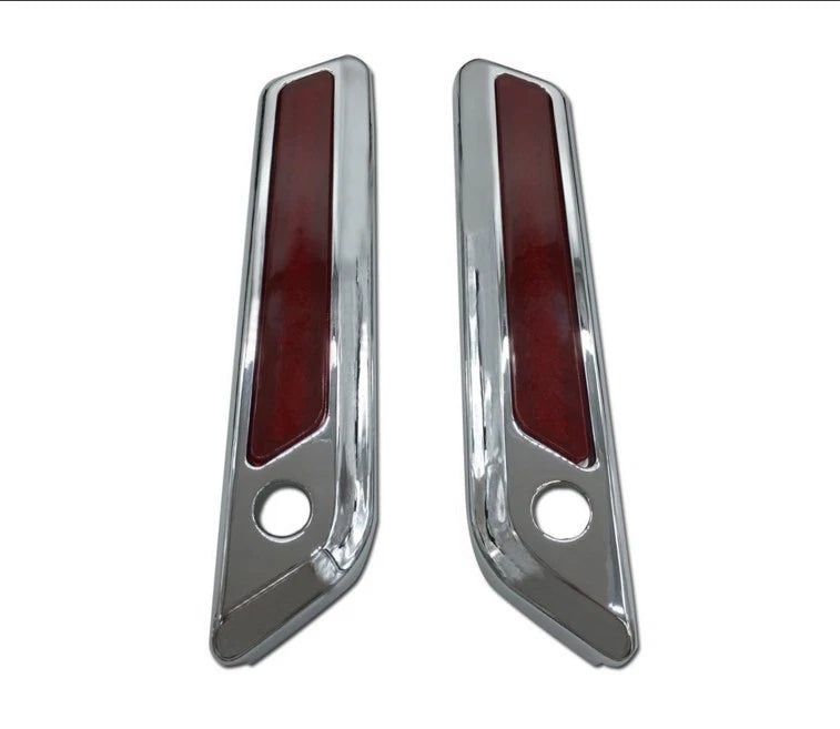One Touch Saddlebag Latch Lids Hardware Covers for Harley Touring (2014–2018)