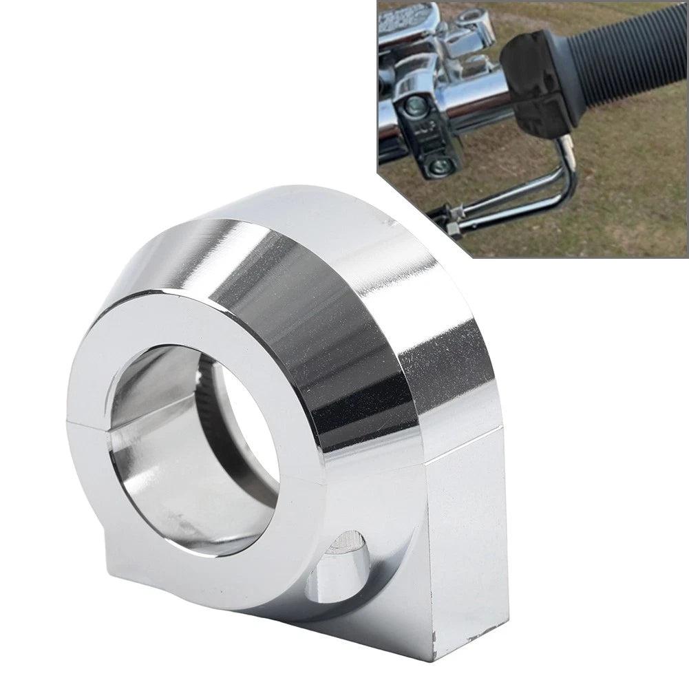 1" Dual-Cable Throttle Housing Clamp for Harley Dyna Softail (2006–2017)