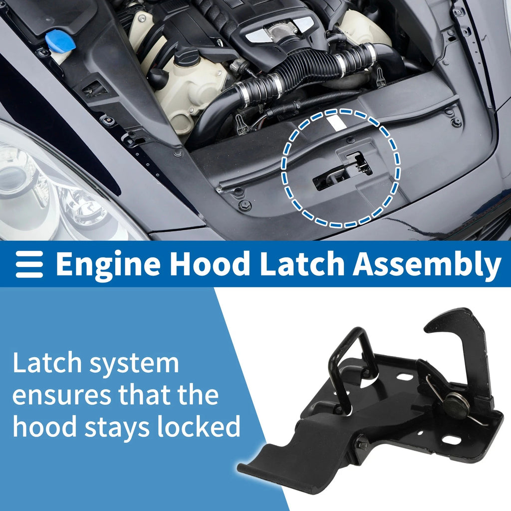 Hood Latch Assembly OEM Replacement for Volkswagen Touareg (2002–2010)