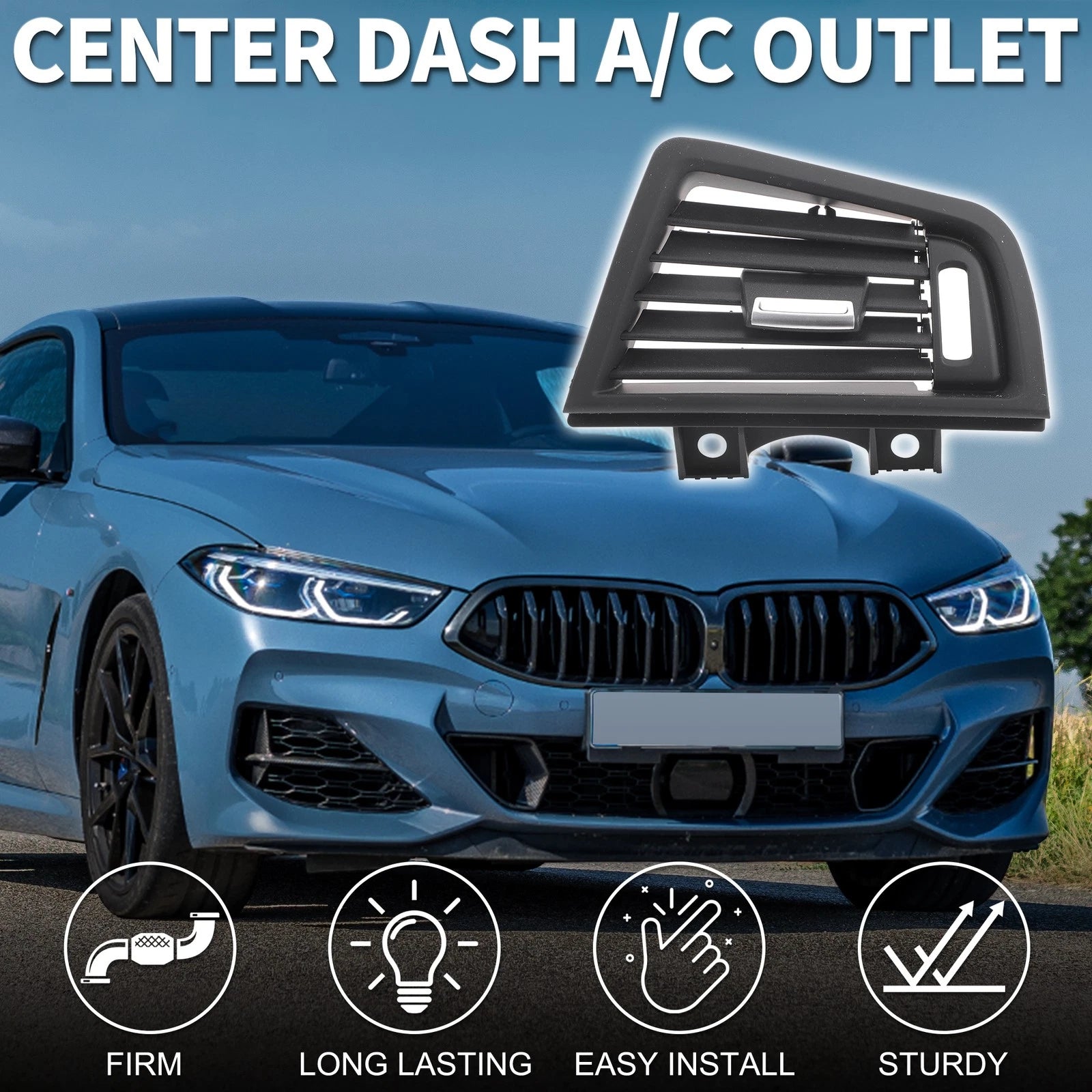 Front Right Center Dash A/C Outlet for BMW 528i (2011–2016) Air Vent