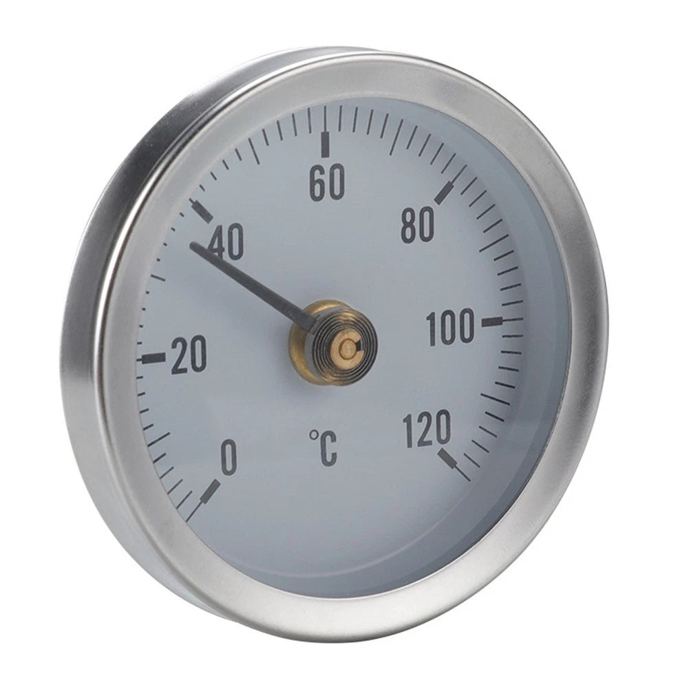 Pipe Thermometers for Heating Pipe (0-120°F) Clamp-on Industrial