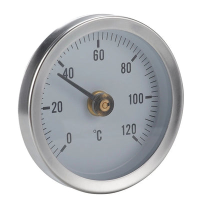 Pipe Thermometers for Heating Pipe (0-120°F) Clamp-on Industrial