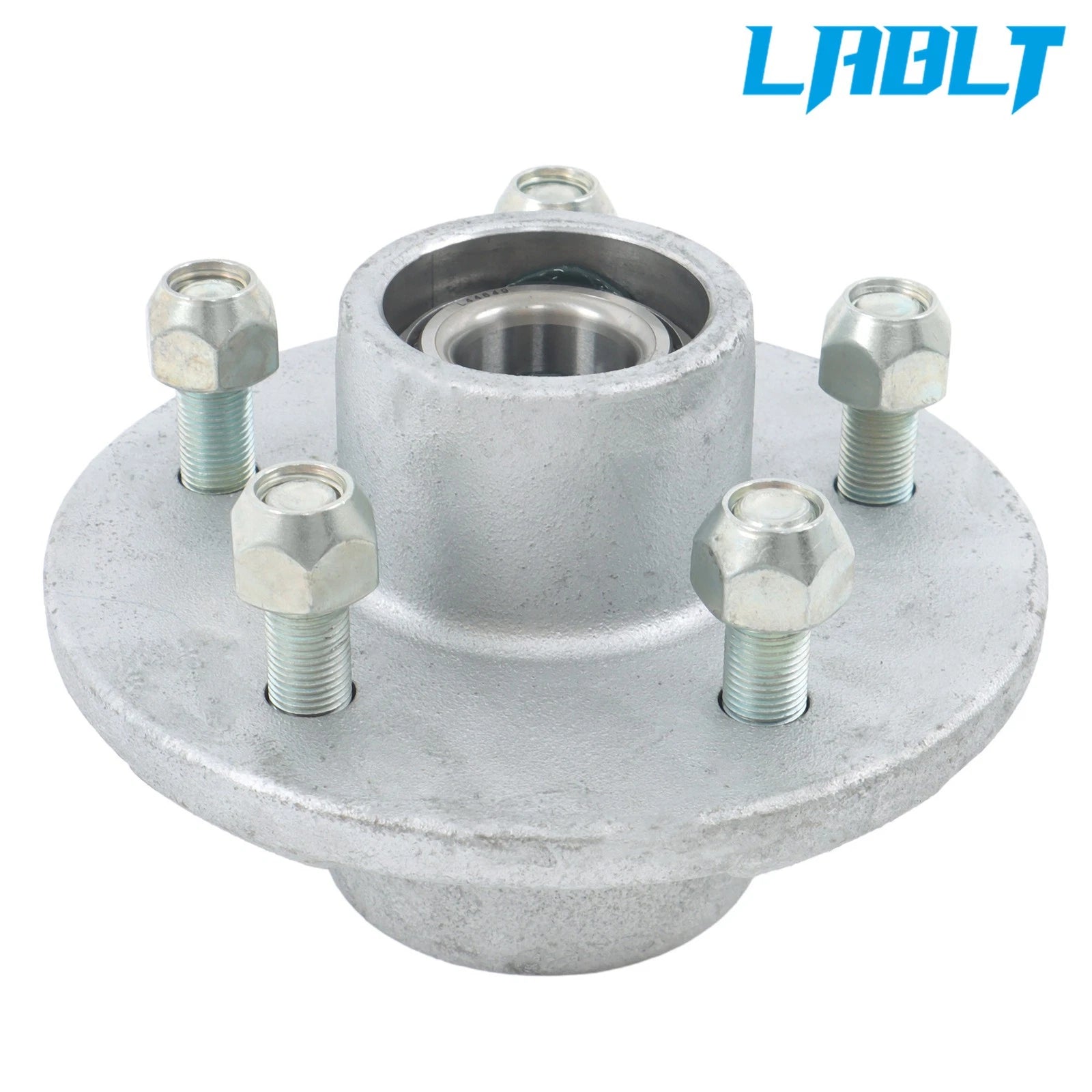 Pre-Greased Galvanized Trailer Hub Kit for 3500 lb Axle (5x4.5)