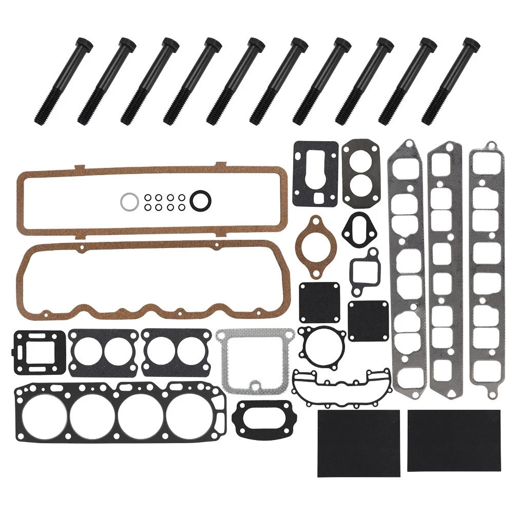 Engine Head Gaskets & Bolts Kit for Mercury Marine Chevy 3.0L (181CID)