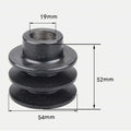 2pcs Iron V Belt Pulley for 168F 170F Engines