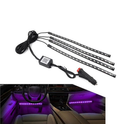 RGBMusic Voice Control Floor Atmosphere Foot Lamp Light for