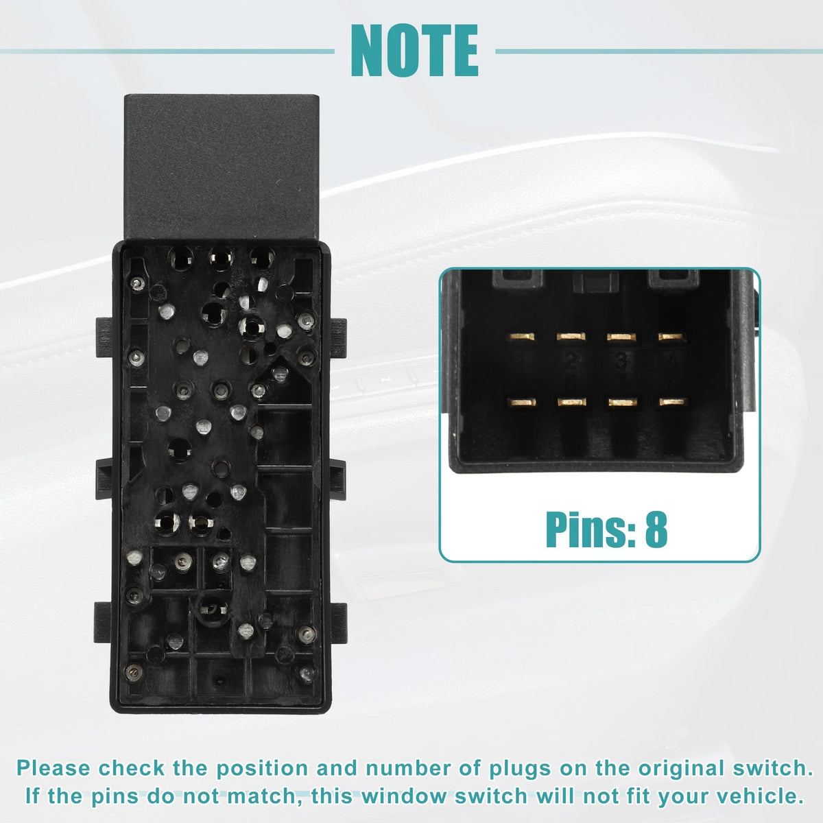 Power Seat Switch for Chrysler PT Cruiser (2001–2010)